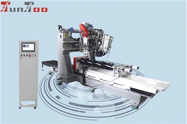 Mașină cu perie portal cu trei axe cu foraj-4